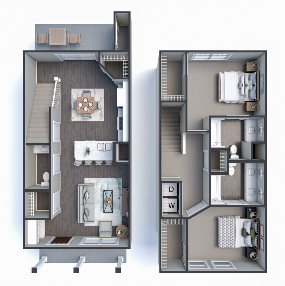 Village at Old Fort Luxury Townhomes for Rent