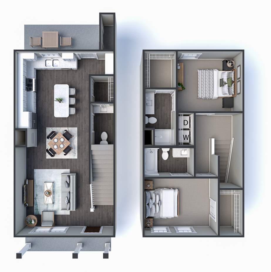 Village at Old Fort Luxury Townhomes for Rent